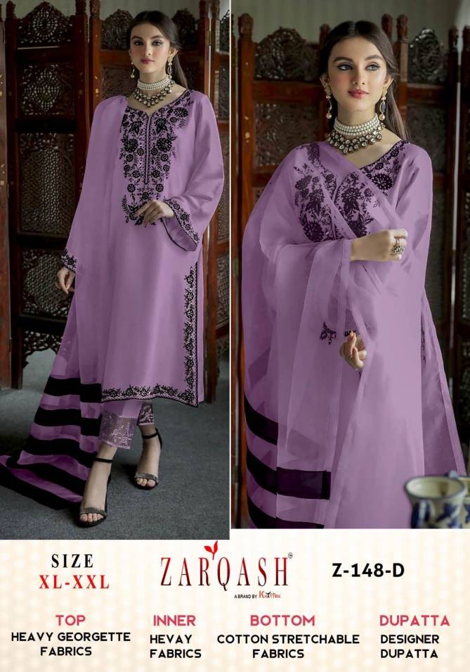 Zarqash Z 148 Hit Pakistani Suits Readymade Catalog
